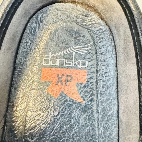 Dansko Shoes Women 6 Black Leather XP Professional Nursing Clogs Slip On Comfort - Picture 10 of 12